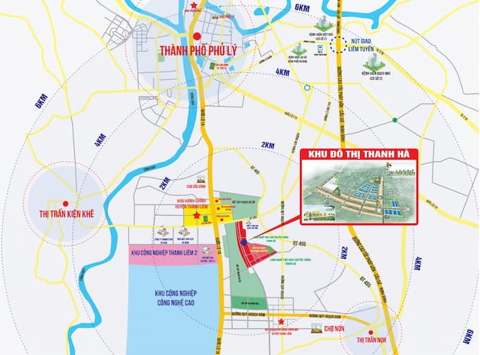 KĐT Thanh Hà có vị trí kết nối giao thông linh hoạt 